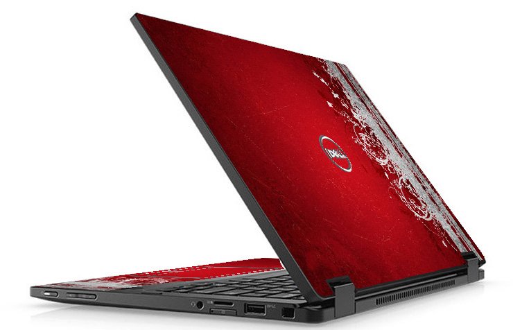 Dell Latitude 5289 RED GRUNGE Laptop Skin