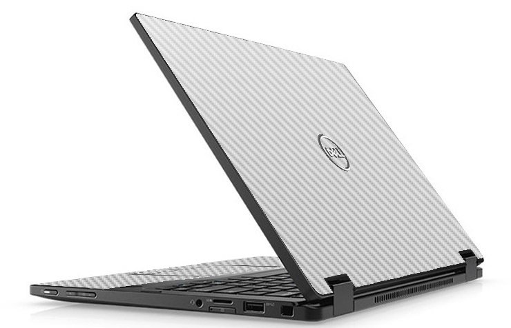 Dell Latitude 5289 WHITE CARBON FIBER Laptop Skin