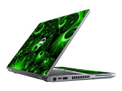 Dell Latitude 5420 GREEN SWIRLS Laptop Skin