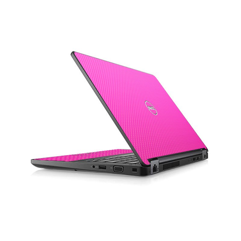 Dell Latitude 5480 / 5490 / 5491 PINK CARBON FIBER Laptop Skin