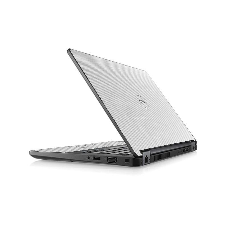 Dell Latitude 5480 / 5490 / 5491 WHITE CARBON FIBER Laptop Skin