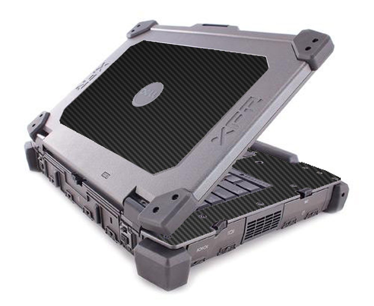 Dell Latitude E6420 XFR BLACK CARBON FIBER Laptop Skin