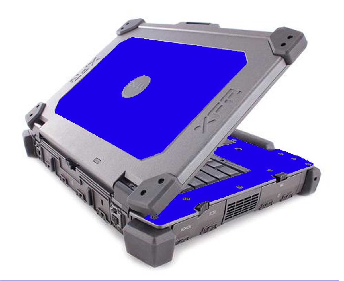 Dell Latitude E6420 XFR BLUE Laptop Skin