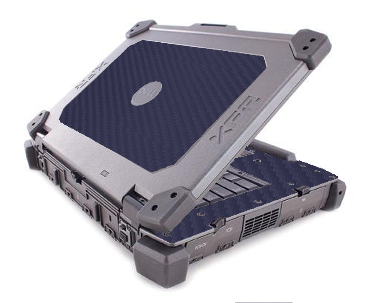 Dell Latitude E6420 XFR BLUE CARBON FIBER Laptop Skin