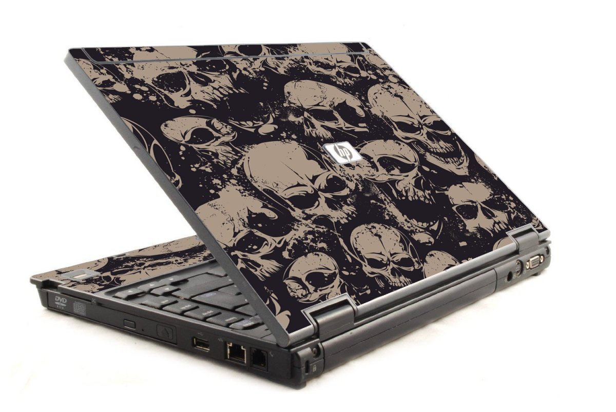 Grunge Skulls HP Compaq 6910P Laptop Skin