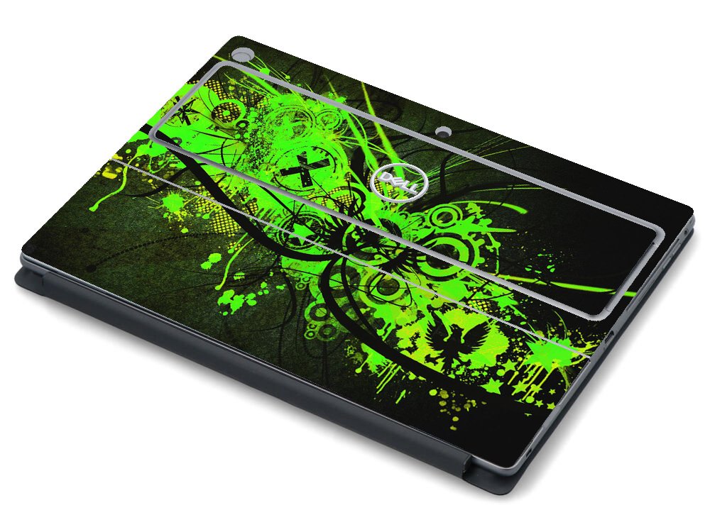 Dell Latitude 7320 2 IN 1 GRAFFITI GREEN Laptop Skin