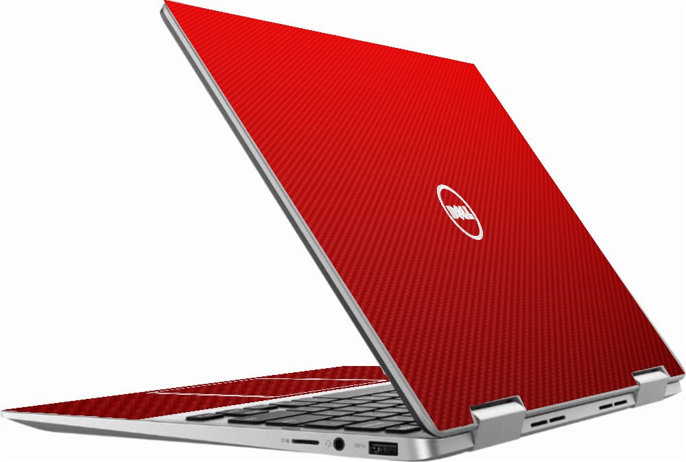 Dell Inspiron 7329  RED CARBON FIBER Laptop Skin