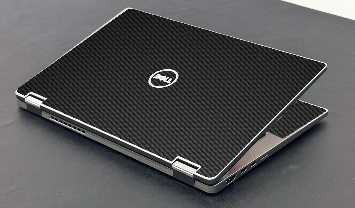 Dell Latitude 7410 2 IN 1 BLACK CARBON FIBER Laptop Skin