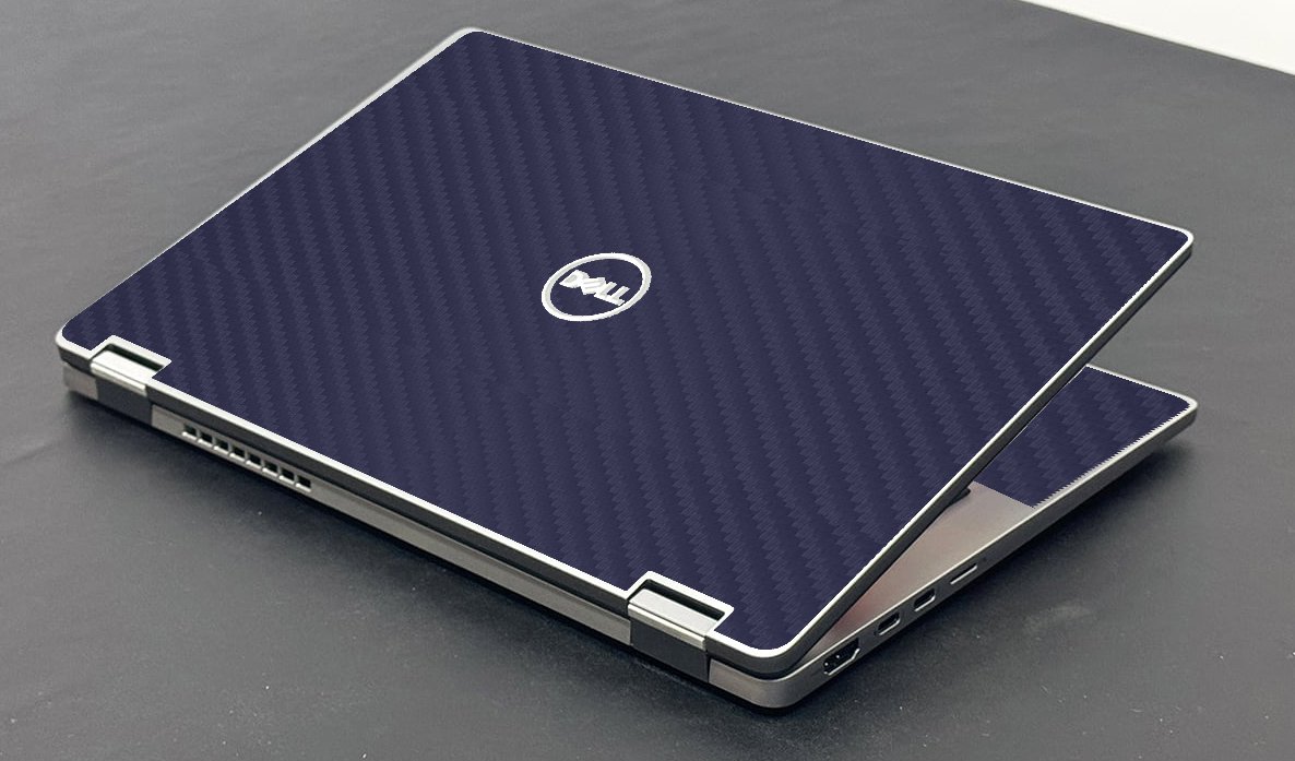 Dell Latitude 7410 2 IN 1 BLUE CARBON FIBER Laptop Skin