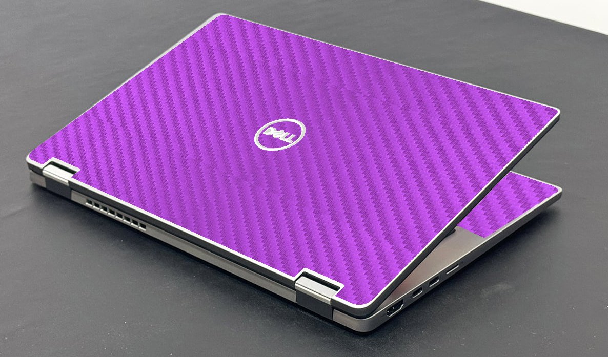 Dell Latitude 7410 2 IN 1 PURPLE CARBON FIBER Laptop Skin