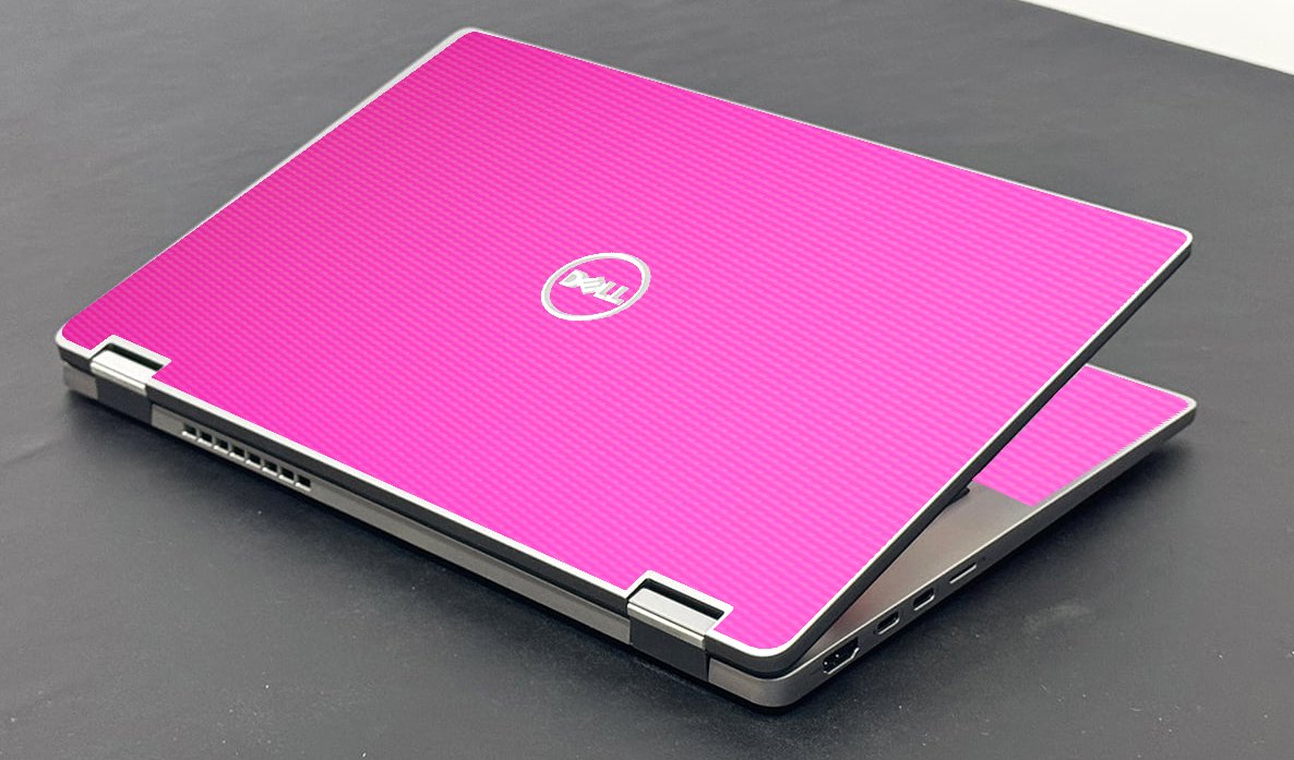 Dell Latitude 7410 2 IN 1 PINK CARBON FIBER Laptop Skin