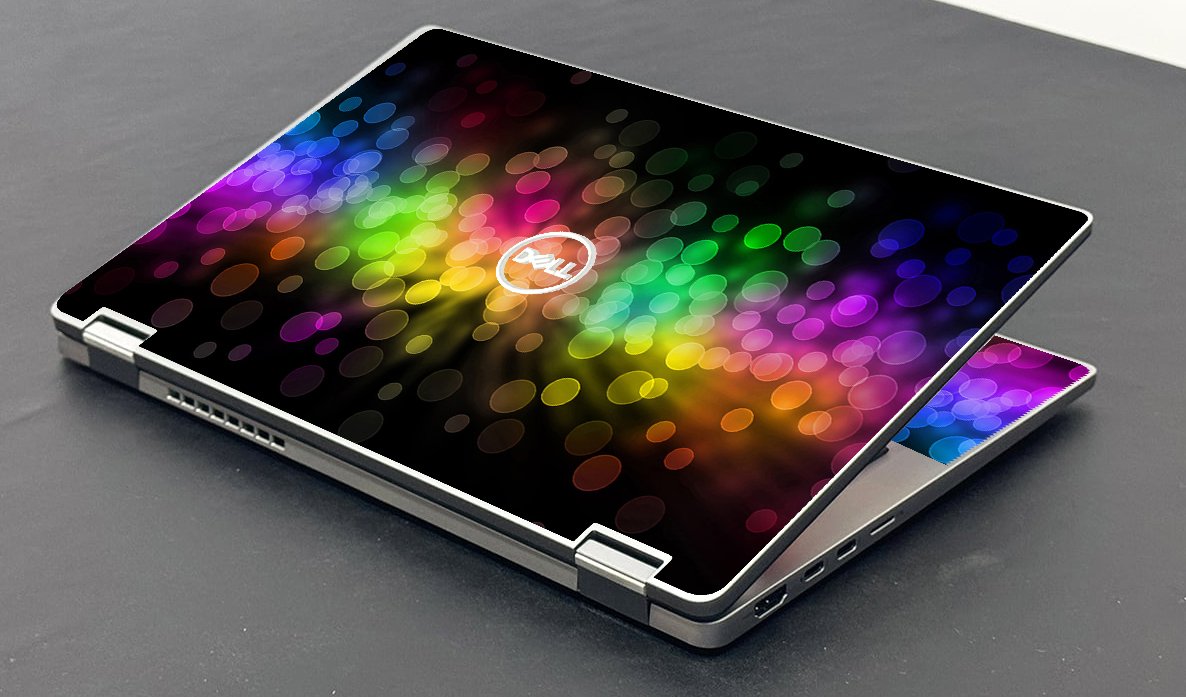 Dell Latitude 7410 2 IN 1 RAINBOW BOKEH Laptop Skin