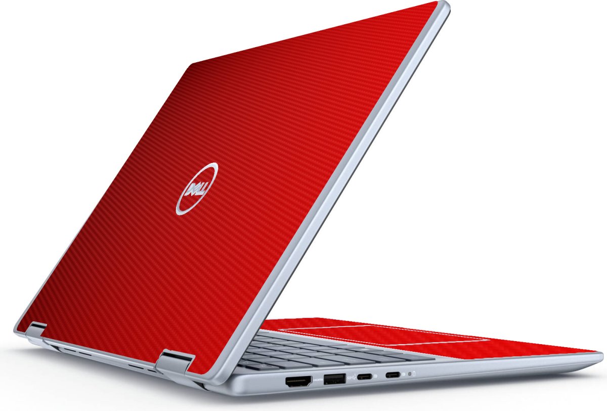Dell Latitude 7440 2 in 1 RED CARBON FIBER Laptop Skin