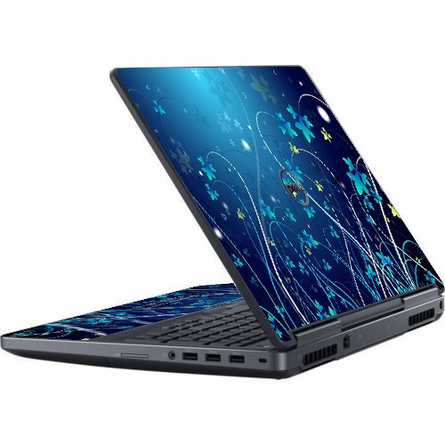 Dell Precision 7730 BLUE FLOWERS Laptop Skin