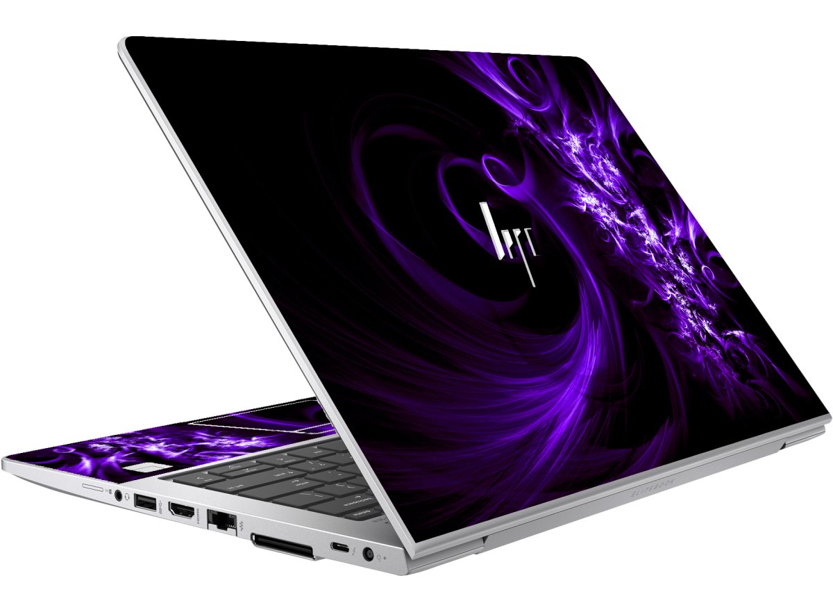 HP EliteBook 830 G5 PURPLE SPIRAL Laptop Skin