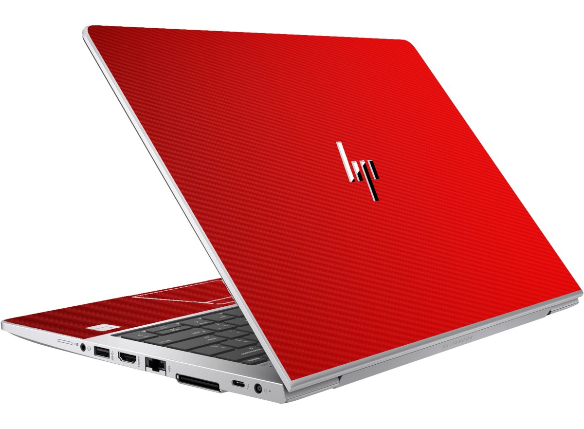 HP EliteBook 830 G5 RED CARBON FIBER Laptop Skin