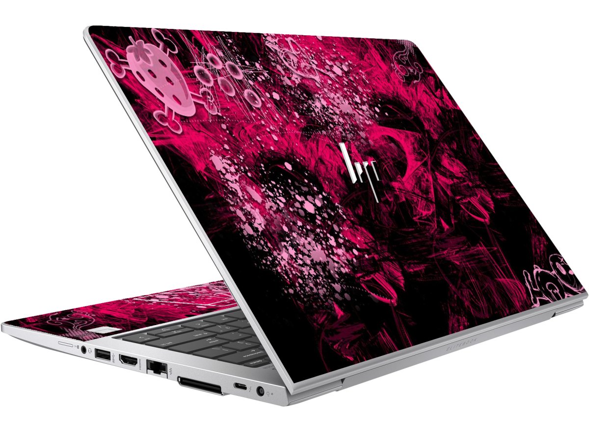 HP EliteBook 830 G5 STRAWBERRY CROSSBONES Laptop Skin