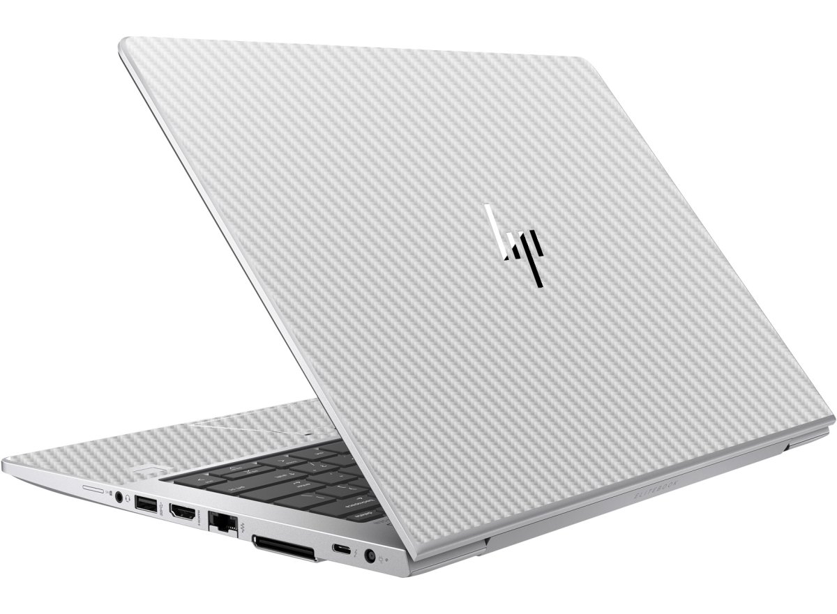 HP EliteBook 830 G5 WHITE CARBON FIBER Laptop Skin