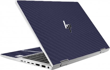 HP EliteBook X360 830 G6 BLUE CARBON FIBER Laptop Skin