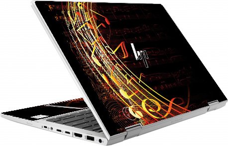 HP EliteBook X360 830 G8 FLOWING NOTES Laptop Skin