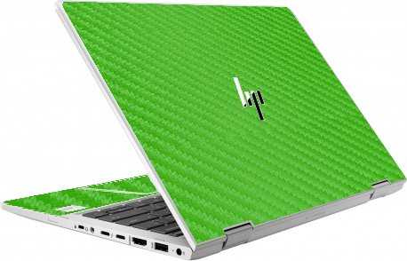 HP EliteBook X360 830 G8 GREEN CARBON FIBER Laptop Skin