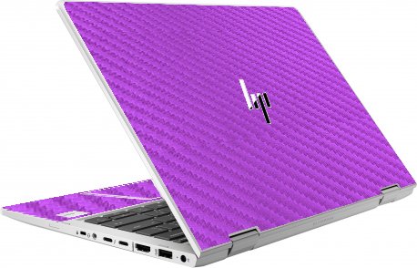 HP EliteBook X360 830 G8 PURPLE CARBON FIBER Laptop Skin