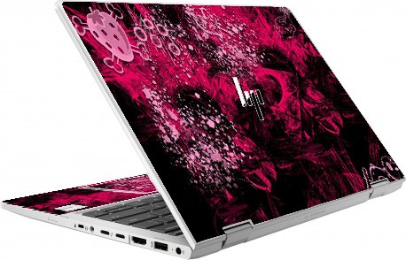 HP EliteBook X360 830 G8 STRAWBERRY CROSSBONES Laptop Skin