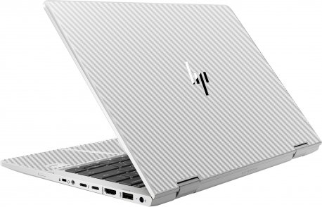 HP EliteBook X360 830 G8 WHITE CARBON FIBER Laptop Skin