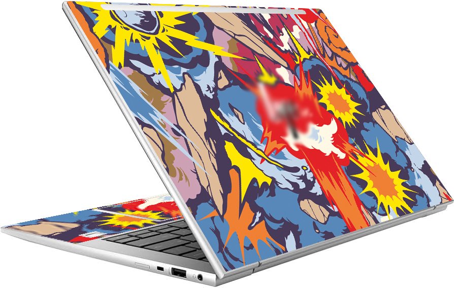 HP EliteBook 845 G9 COMIC EXPLOSIONS Laptop Skin