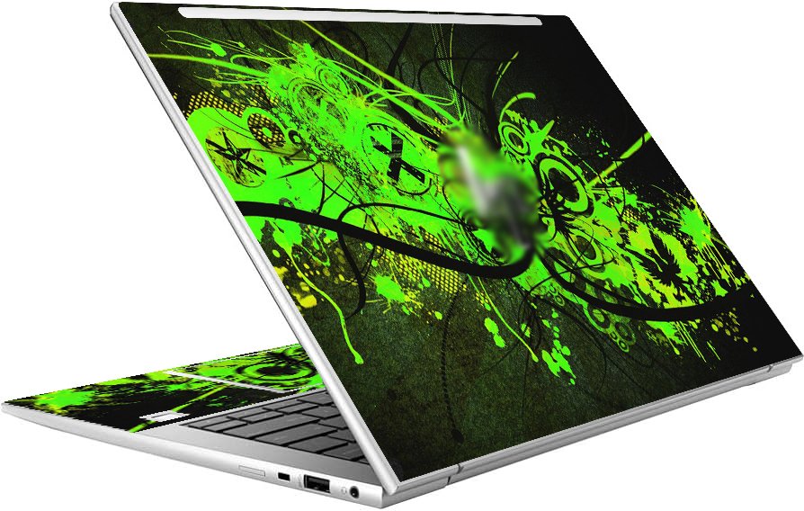 HP EliteBook 845 G10 GRAFITTI GREEN Laptop Skin