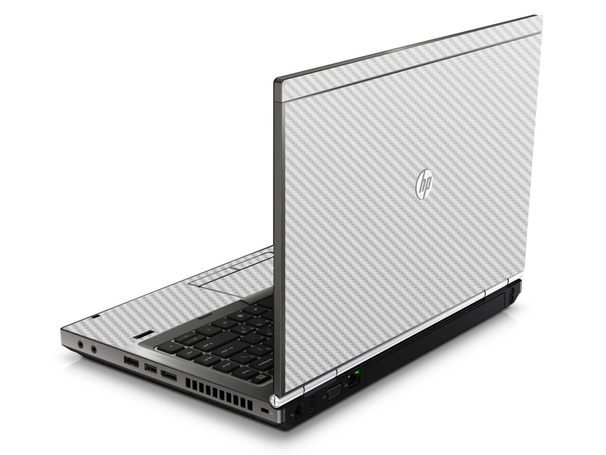 HP EliteBook 8460P / 8470P WHITE CARBON FIBER Laptop Skin