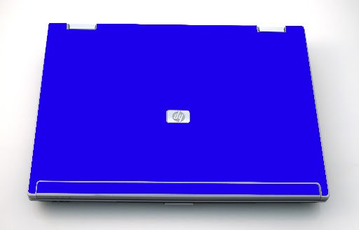HP Compaq 8530P BLUE Laptop Skin