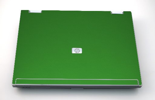 HP Compaq 8530P CHROME GREEN Laptop Skin