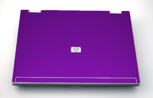 HP Compaq 8530P CHROME PURPLE Laptop Skin