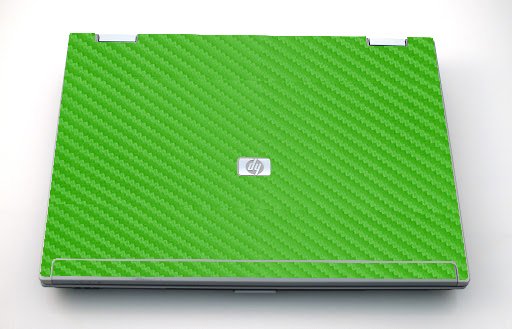 HP Compaq 8530P GREEN CARBON FIBER Laptop Skin