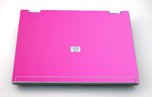 HP Compaq 8530P PINK CARBON FIBER Laptop Skin