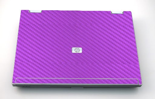 HP Compaq 8510W PURPLE CARBON FIBER Laptop Skin