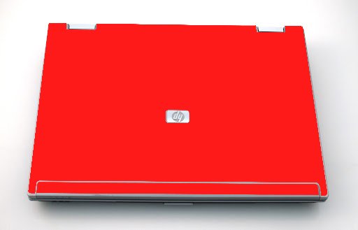 HP Compaq 8530P RED Laptop Skin