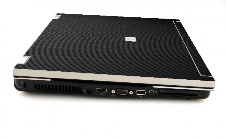HP EliteBook 8740W BLACK CARBON FIBER Laptop Skin