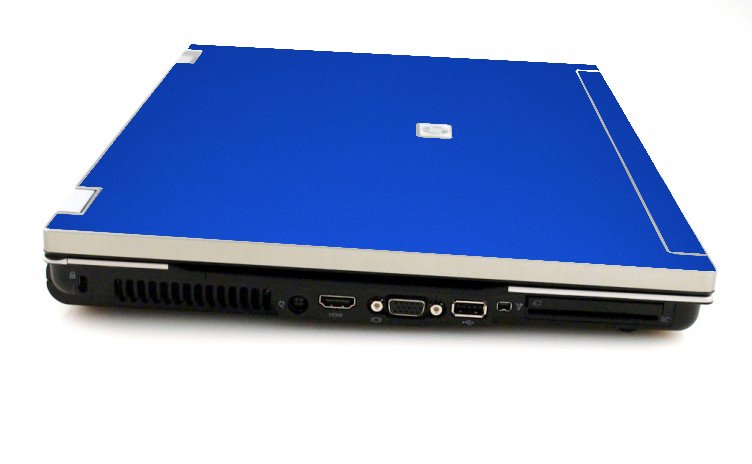 HP EliteBook 8730W CHROME BLUE Laptop Skin