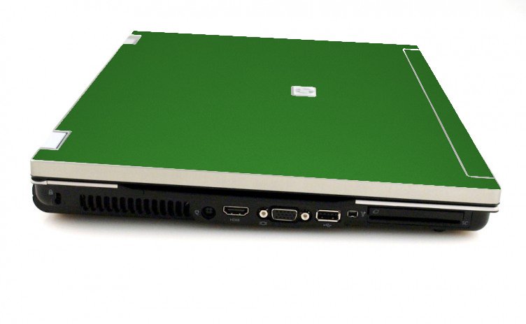 HP EliteBook 8530W CHROME GREEN Laptop Skin