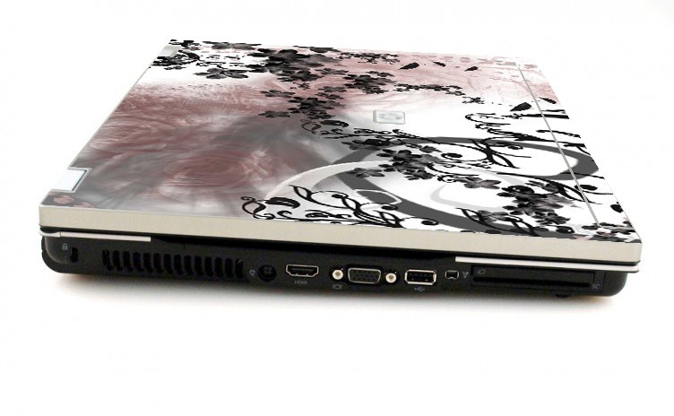 HP EliteBook 8740W FLOWERS AND UMBRELLAS Laptop Skin