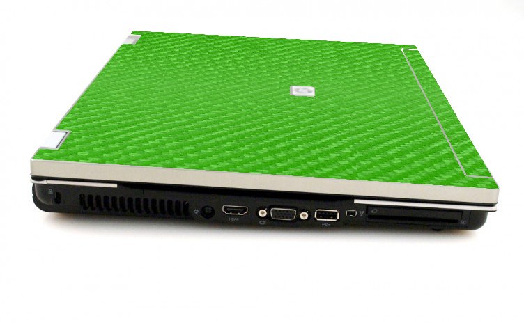 HP EliteBook 8730W GREEN CARBON FIBER Laptop Skin