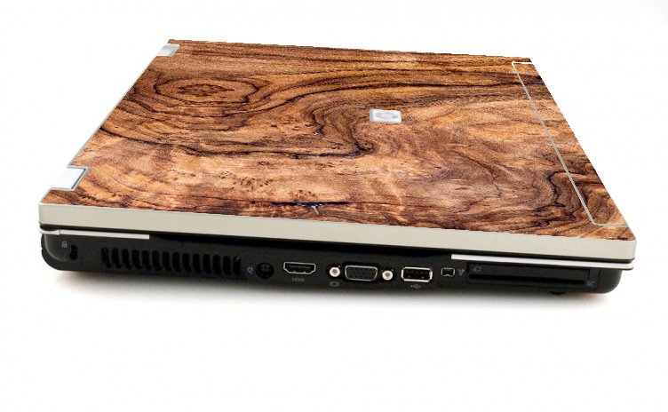 HP EliteBook 8730W OLIVE WOOD Laptop Skin