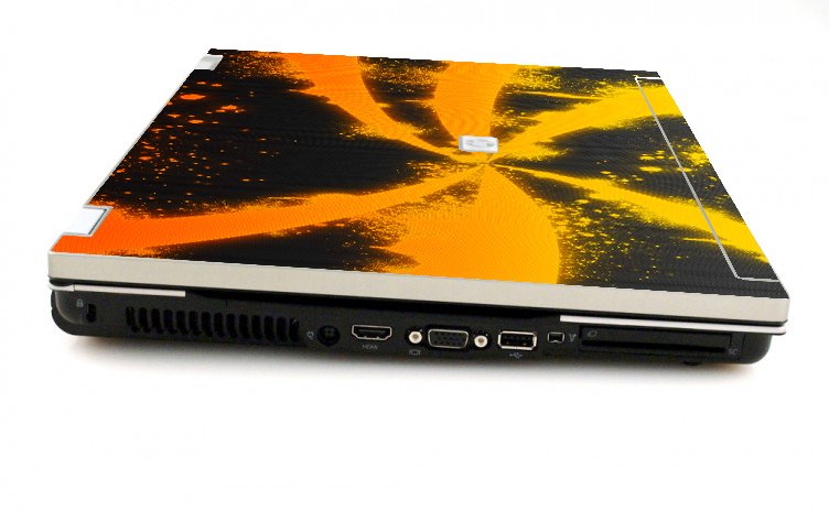 HP EliteBook 8730W ORANGE TWIST Laptop Skin