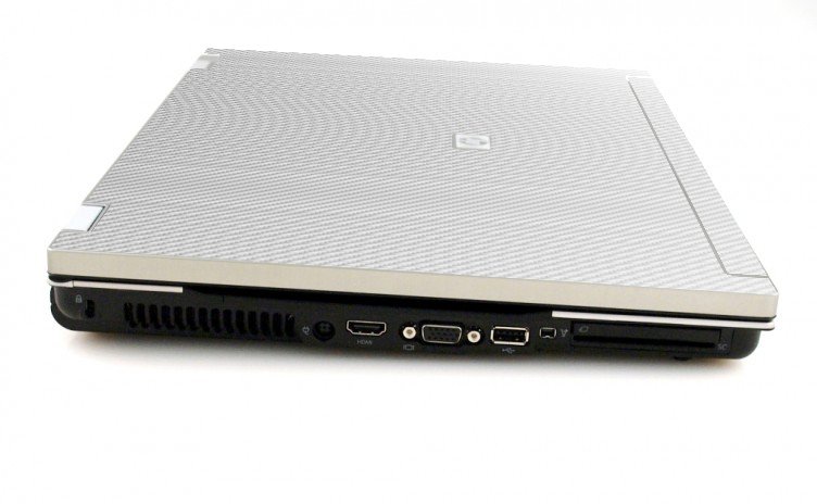 HP EliteBook 8740W WHITE CARBON FIBER Laptop Skin