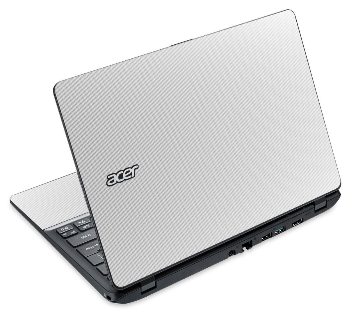 Acer Travelmate B115-M WHITE CARBON FIBER Laptop Skin