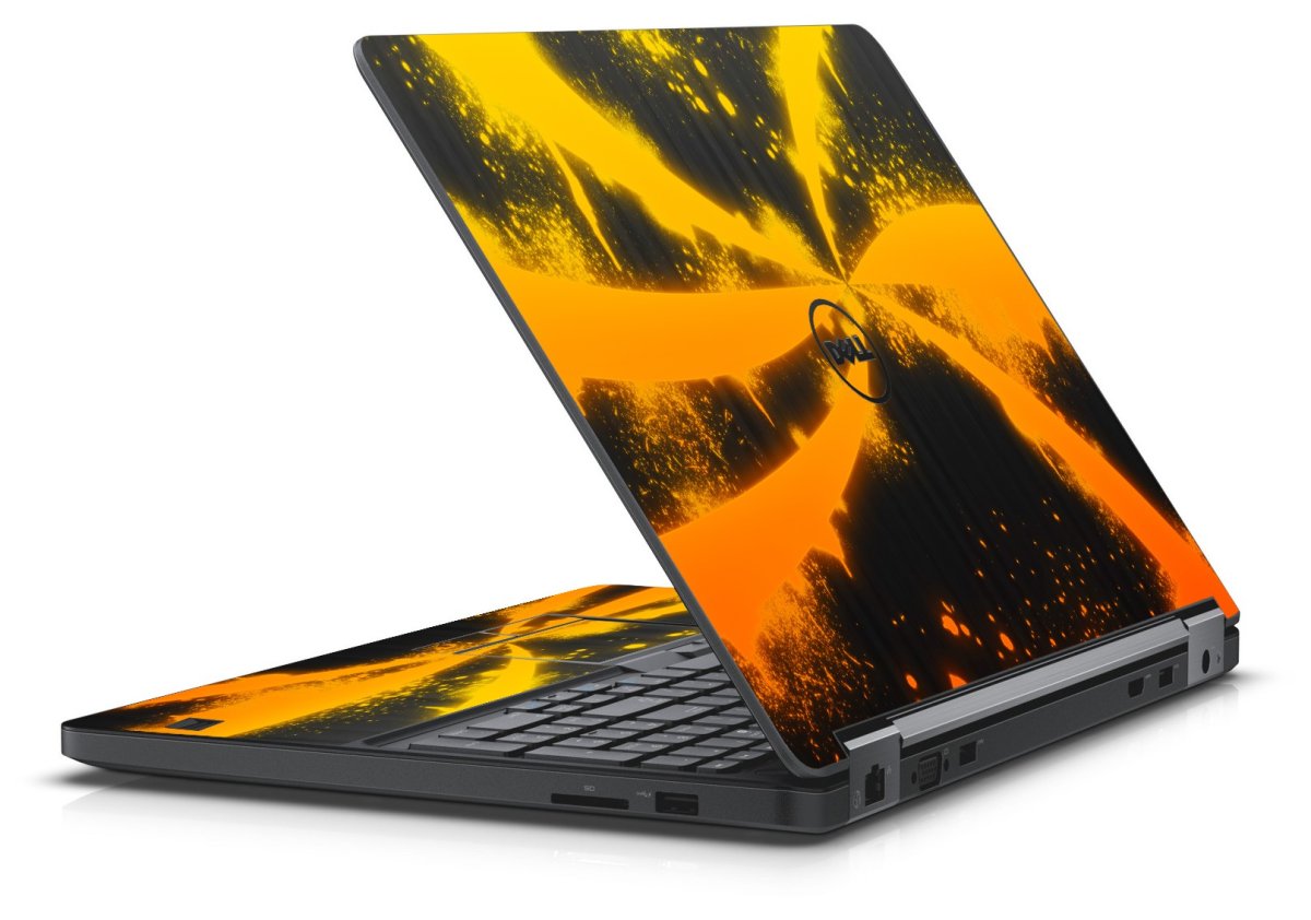 ORANGE TWIST DELL LATITUDE E5550 SKIN