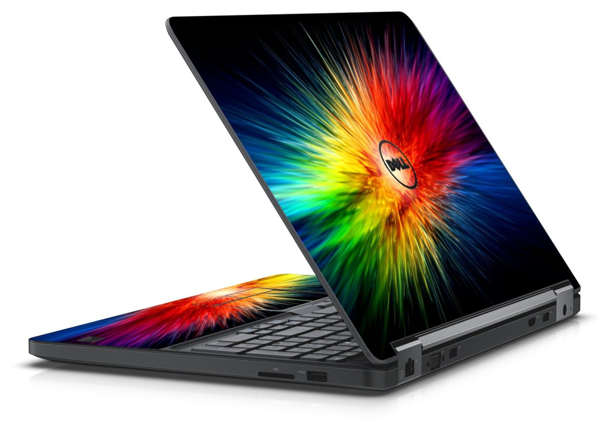 RAINBOW BURST DELL LATITUDE E5550 SKIN