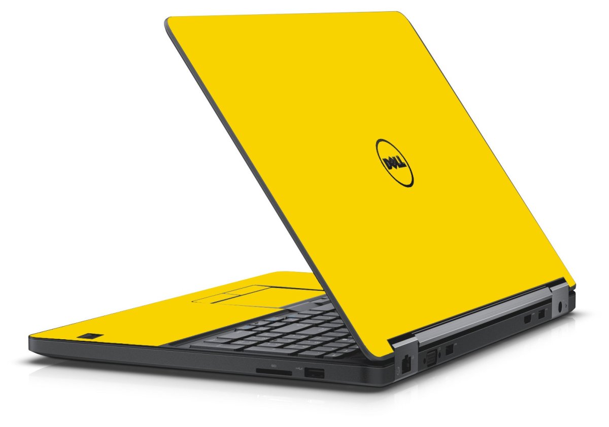 YELLOW DELL LATITUDE E5550 SKIN